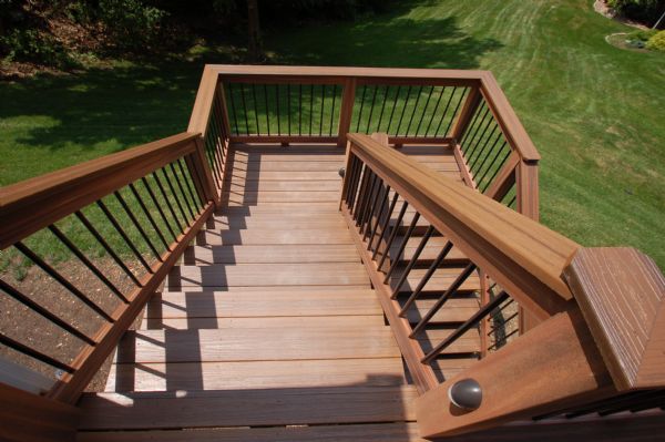 Evergrain Envisions Spiced Teak Deck Stairs Chesterfield