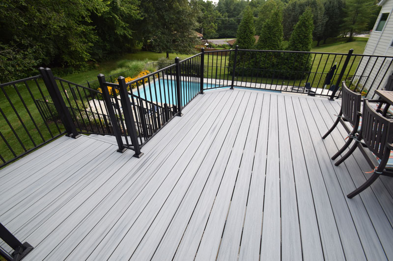 Trex Open Custom Deck in Chesterfield Missouri