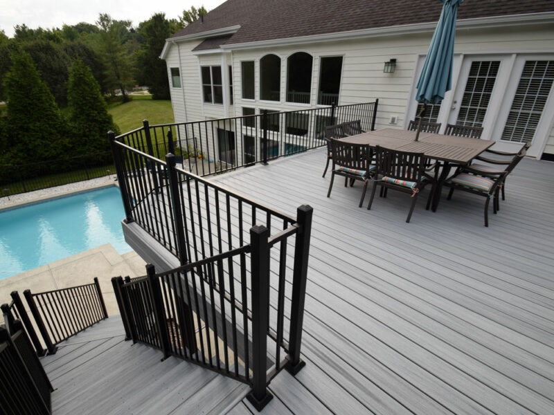 Trex Open Custom Deck in Chesterfield Missouri