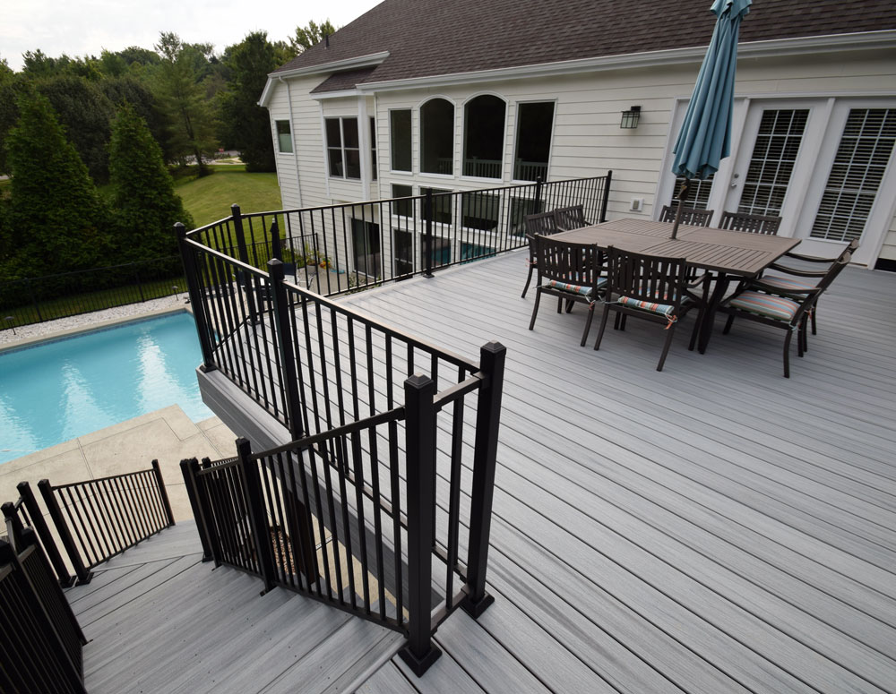 Trex Open Custom Deck in Chesterfield Missouri