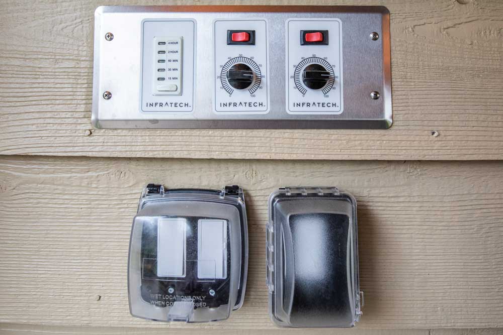 California Custom Decks Infratech heaters controller