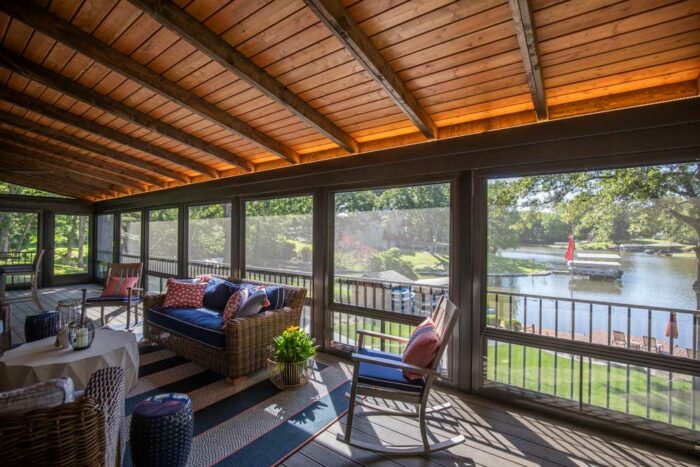 Lake House Sunroom - California Custom Decks