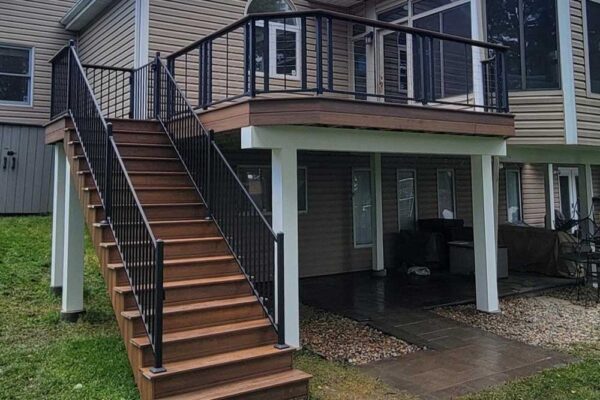 Open deck and stairs in Ballwin, MO