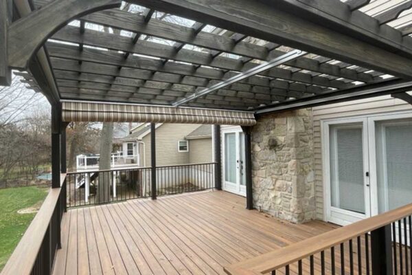 Pergola with Ezshades in Ballwin, MO