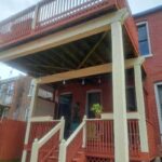 before photo of a saint louis city deck project