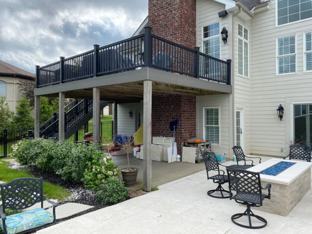 Here’s where we started: a space with untapped potential. Our clients wanted a place to host, relax, and enjoy the outdoors—and we had a vision. Stay tuned for more!